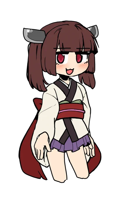 きりたんにスカート実装しまんた。あとはきりたんぽ…動画では使わないから実装後回しだけどヨシ!規制無し版は箱にて… 