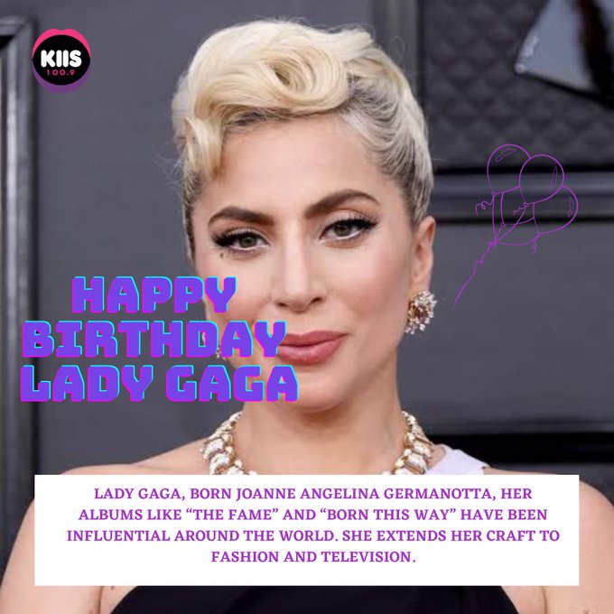 Happy birthday Lady Gaga   