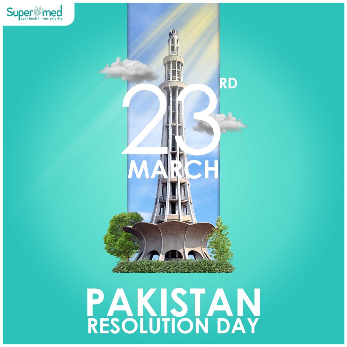 Supermedpk's tweet photo. Happy 23rd March Defence Day!
Proud to be a part of a nation that produces such brave defenders.
#supermed #ResolutionDay #23rdmarch https://t.co/zpOp9k5Ylx