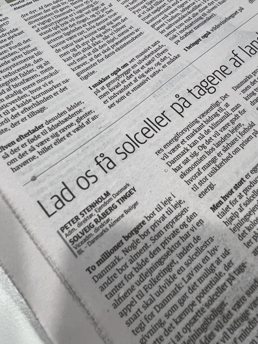 j_ellebye's tweet photo. Vi skal fra debat til reel handling i virkeligheden. Derfor er det en vigtig debat, der skal skubbe på den grønne omstilling #dkpol @SolveigRTingey⁩ ⁦@jyllandsposten⁩ https://t.co/aBzuvDZI7M