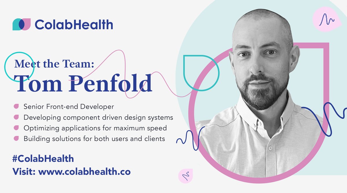 Meet Tom Penfold! 

Tom is our Senior Front-end Developer at Colab Health and helps to create all of our digital projects 👇 

#ColabHealth #hematology #haematology #oncology #education #collaboration #medicalcommunications #digital