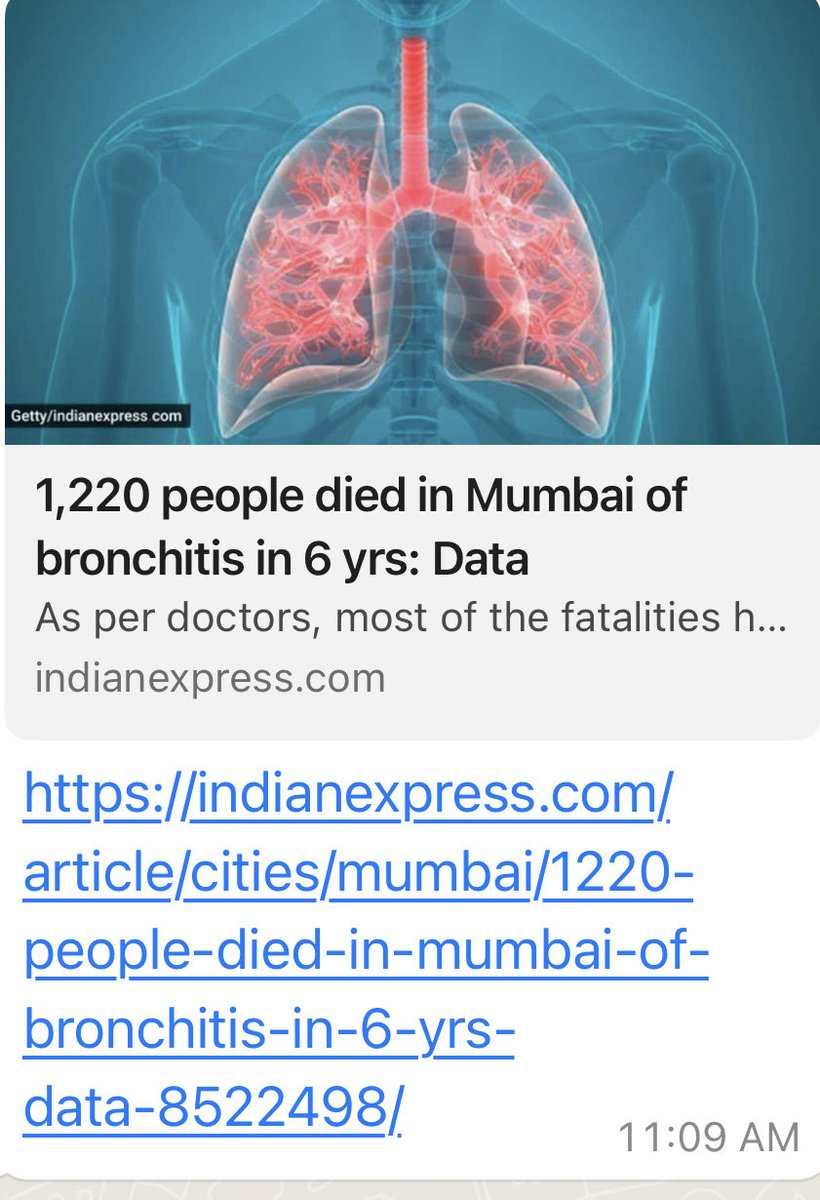 Sraboni Chaudhuri (@srabonichaudhu3) on Twitter photo #RMCPlantsGovandi
With 4 RMC plants in a residential area like mine, little wonder that bronchitis will be a killer.
<a href="/mybmcplanning/">BMC Planning Department</a> <a href="/mybmcWardME/">WARD ME BMC</a> <a href="/sajjanjindal/">Sajjan Jindal</a> <a href="/CMOMaharashtra/">CMO Maharashtra</a> <a href="/PMOIndia/">PMO India</a> <a href="/MumbaiPolice/">मुंबई पोलीस - Mumbai Police</a> <a href="/IndianExpress/">The Indian Express</a> #RMCPlantsGovandi
With 4 RMC plants in a residential area like mine, little wonder that bronchitis will be a killer.
<a href="/mybmcplanning/">BMC Planning Department</a> <a href="/mybmcWardME/">WARD ME BMC</a> <a href="/sajjanjindal/">Sajjan Jindal</a> <a href="/CMOMaharashtra/">CMO Maharashtra</a> <a href="/PMOIndia/">PMO India</a> <a href="/MumbaiPolice/">मुंबई पोलीस - Mumbai Police</a> <a href="/IndianExpress/">The Indian Express</a> 