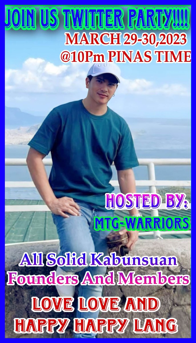 Join us Twitter Party tomorrow March 29-30 at 10Pm Pinas Time...see you mga Kabunso.