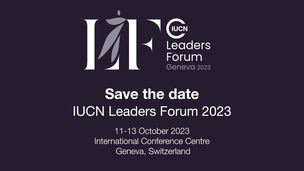 How can we finance and measure progress toward achieving the #GlobalGoals agreed as part of the #Post2020 Global Biodiversity Framework?

Join the 2nd annual #IUCNLeadersForum as we discuss the ‘what’ and ‘how’ to achieve these goals.

More soon: bit.ly/3JFmDpg