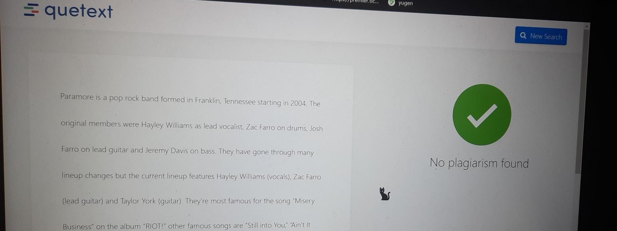 DROWNINGLESS0N's tweet photo. my mum thought i plagiarised my biography on paramore #soprofessional #girlboss https://t.co/hxwqt95vMJ