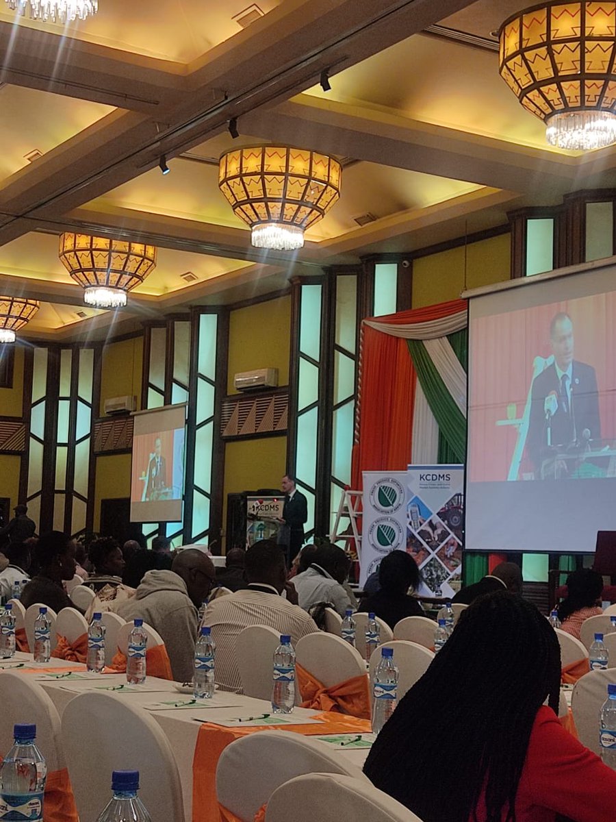 FarmingServices's tweet photo. Opening remarks by the @GLOBALGAP  president on the holistic approach to farm assurance.#sustainability How can we strengthen compliance and expand markets for Kenya"s Agricultural Produce 
@rootooba 
@socaakenya 
@FarmerRikki
#GLOBALGAPTOURKENYA https://t.co/Gns9wD19sT
