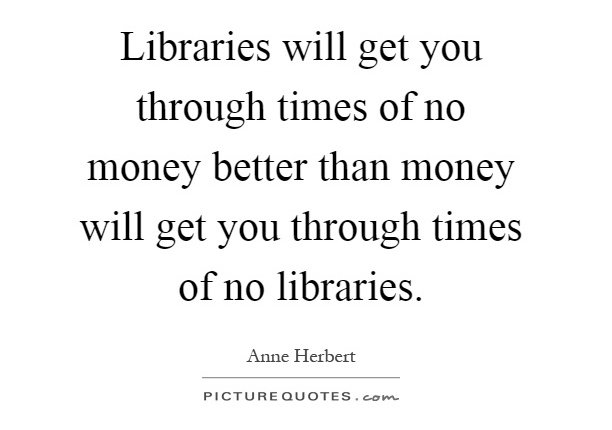 Short-sighted.

#LibrariesMatter
#LibrariesAreEssential
#SaveLibraries