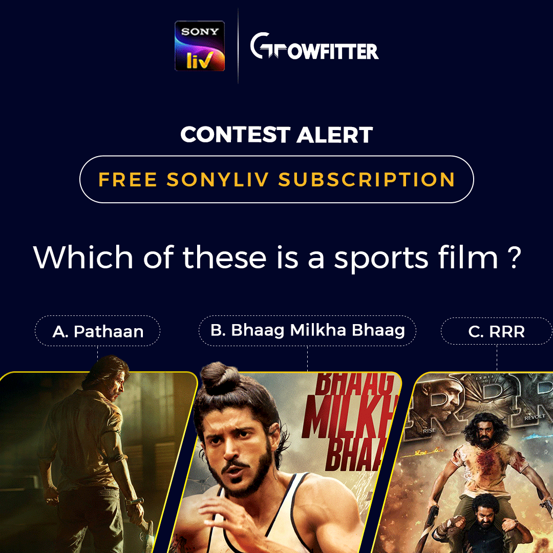 #ContestAlert

10 Lucky #winners will Win FREE 1 Year SonyLiv Subscriptions! 🤩

✅Follow <a href="/growfitter/">Growfitter (GFIT Token launching soon)</a>
✅Comment below your answer
✅Like N Retweet 
✅Tag 3 friends

100 Lucky Participant will win 1 Month SonyLiv Subscription!🍿

#Giveaways #contest #win #free #movies #growfitter
