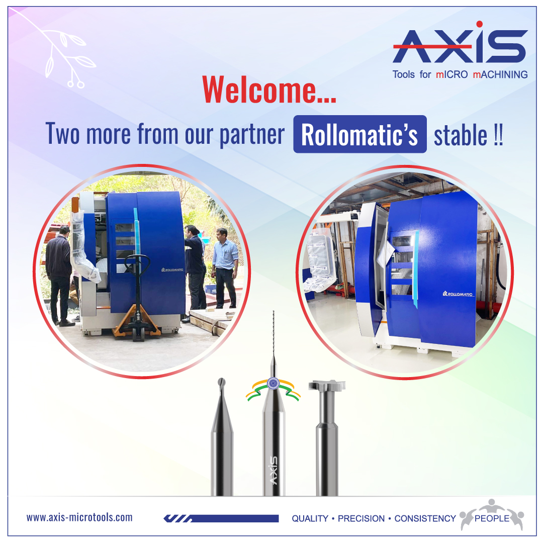 AxisMicrotools's tweet photo. Thrilled to announce another news of expanding our capabilities ... 2 more grinding machines from our Partner Rollomatic...
#cuttingtools #axistools #micromachining #microtools
#micro #microendmills #microdrills
#precisionmachining #cncmachining
#grindingmachines #rollomatic https://t.co/BODLyOccbL