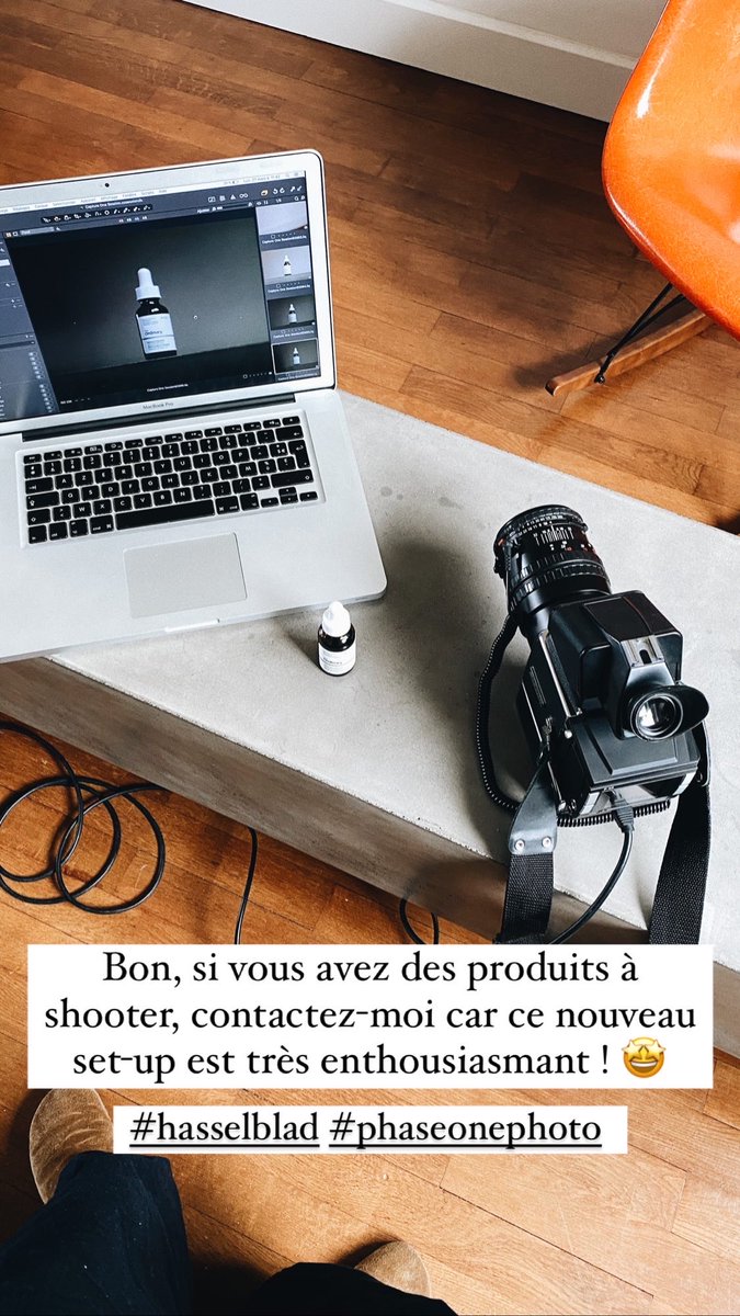 trendymood's tweet photo. Petit test hier de mon nouveau set up et รงa y est, mon studio photo est prรชt pour shooter vos #packshots en trรจs haute def ! N'hรฉsitez pas ร m'รฉcrire.
#hasselblad #moyenformat #Photographie https://t.co/WTsBPTSUm0