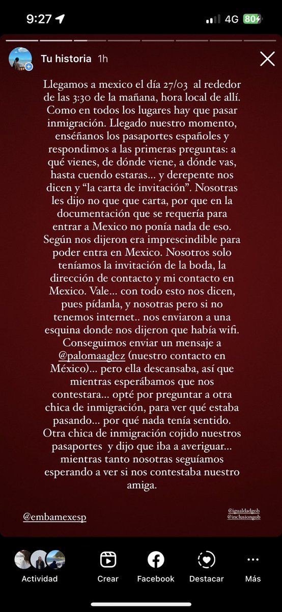 moni_vera95's tweet photo. Paso a contar mi nefasta experiencia en aduanas/inmigración en Mexico. Por qué no tiene razón de ser, que por un documento (del cual no teníamos constancia) te tengan que enviar de vuelta a España siendo yo española. @EmbEspMex @MAECgob @IgualdadGob https://t.co/F5KRVdnEzc