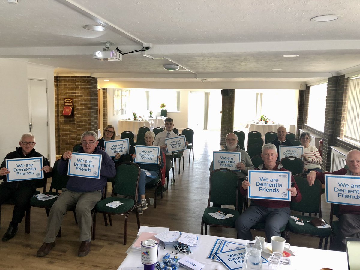 yesterday we went back to @canterburygolfclub 10 new @DementiaFriends. supporting people to live well with dementia. @DementiaTeamEK1 @EKHCharity