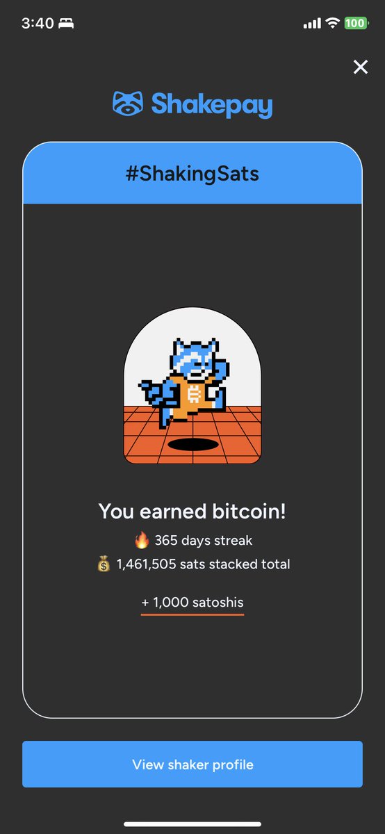 Mama, I made it! Can I get a sticker?! 🤩 <a href="/shakepay/">Shakepay — Buy Bitcoin 🇨🇦</a>  #shakingsats