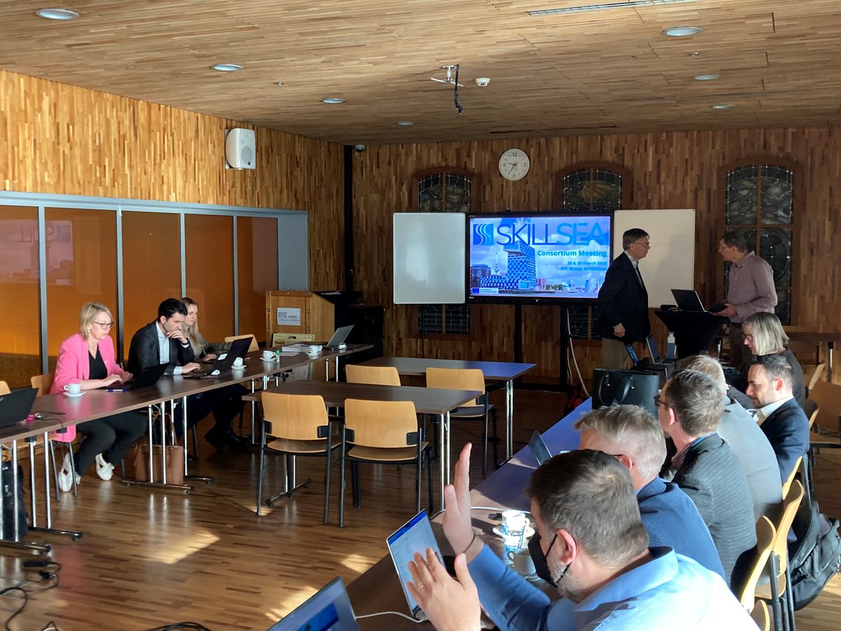 We're on! SkillSea's 2day  #consortium #meeting hosted by <a href="/STCGroupNL/">STC Group</a>  in <a href="/rotterdam/">Gemeente Rotterdam</a>. Together we work on the future skills for maritime transport.