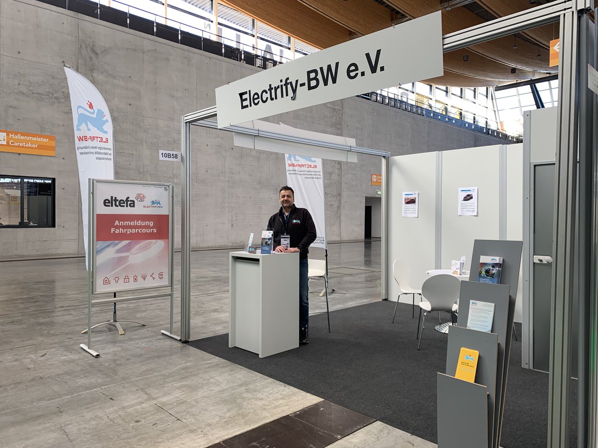 Electrify BW e.V. (@electrifybw) on Twitter photo Wir sind bereit <a href="/Messe_Stuttgart/">Messe Stuttgart</a> 🤩 Kommt vorbei und tauscht euch mit uns aus! Oder testet unsere Probefahrzeuge vom #Nissan Townstar bis zum #Tesla Model Y #eltefa #eltefa2023 Wir sind bereit <a href="/Messe_Stuttgart/">Messe Stuttgart</a> 🤩 Kommt vorbei und tauscht euch mit uns aus! Oder testet unsere Probefahrzeuge vom #Nissan Townstar bis zum #Tesla Model Y #eltefa #eltefa2023