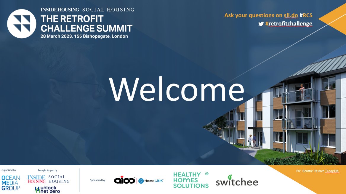 Welcome to the 2023 #retrofitchallenge summit! A massive thank you to all our sponsors, exhibitors and supporters. 
<a href="/Aico_Limited/">Aico</a> <a href="/HealthyHomesSns/">Healthy Homes Solutions</a> <a href="/SwitcheeLtd/">Switchee</a> 

Registration has kicked off!