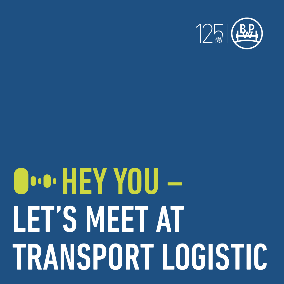 Entdecken Sie die innovativen Truck- und Trailerlösungen der BPW Gruppe und bleiben Sie immer up to date, was unseren Messeauftritt auf der transport logistic 2023 angeht. #heyyou 
🗓 9.–12. Mai 2023 
📲 https://t.co/8UYgVJzAmq https://t.co/xbRseGba6X