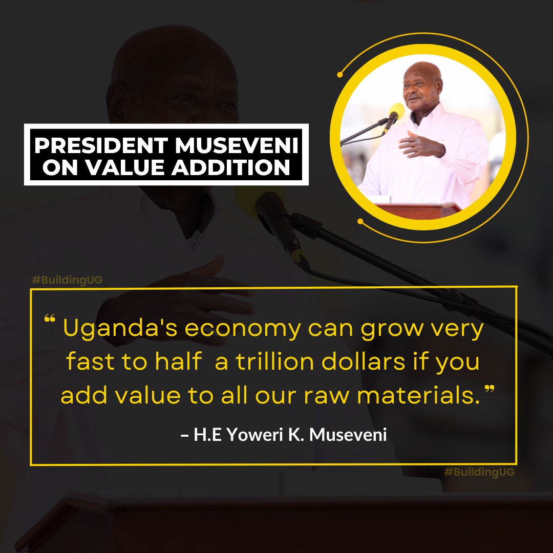 czebidayo's tweet photo. @KagutaMuseveni We ought to embrace value addition for it is one of the many ways that ugandans can easily get out of poverty. If our products have added value, they are more expensive and more valuable on the international market. https://t.co/tqqd7mrv2w