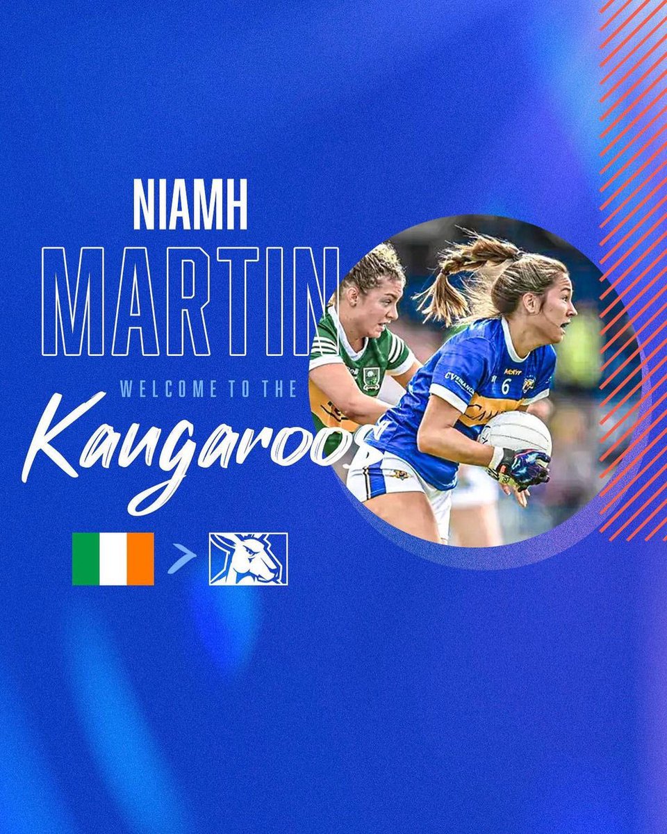 NEW IRISH AFLW PLAYER ANNOUNCED 

It has been CONFIRMED that Niamh Martin has signed with <a href="/NMFCWomens/">North Melbourne Women's</a> 💪

Niamh, a star with <a href="/TippLadiesFB/">Tipp Ladies Football</a> will head to Arden Street after her LGFA season &amp; becomes the EIGHT NEW IRISH SIGNING, confirmed for AFLW Season 8💚

HUGE CONGRATS  Niamh🙌