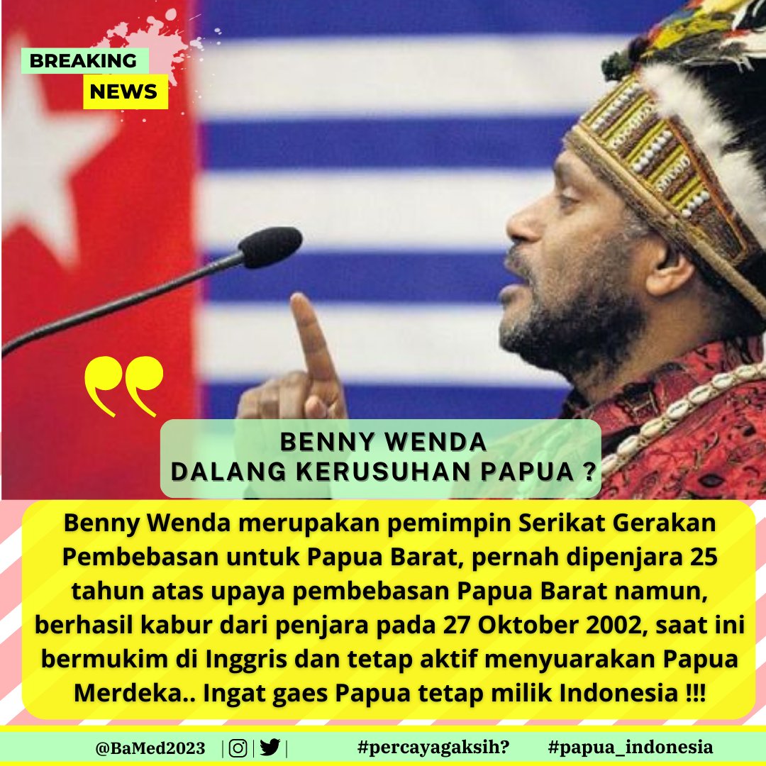 BaMed2023's tweet photo. Dalang Kerusuhan? #papuaviral #papudamai #PapuaIndonesia https://t.co/DsmuAJuNFH