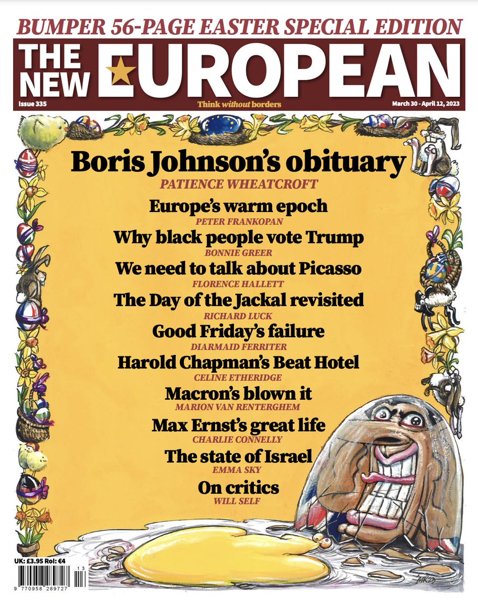 TheNewWorldmag's tweet image. Our Easter special issue has gone to press ... a veritable eggstravaganza of fantastic writing. @MartinRowson cover.