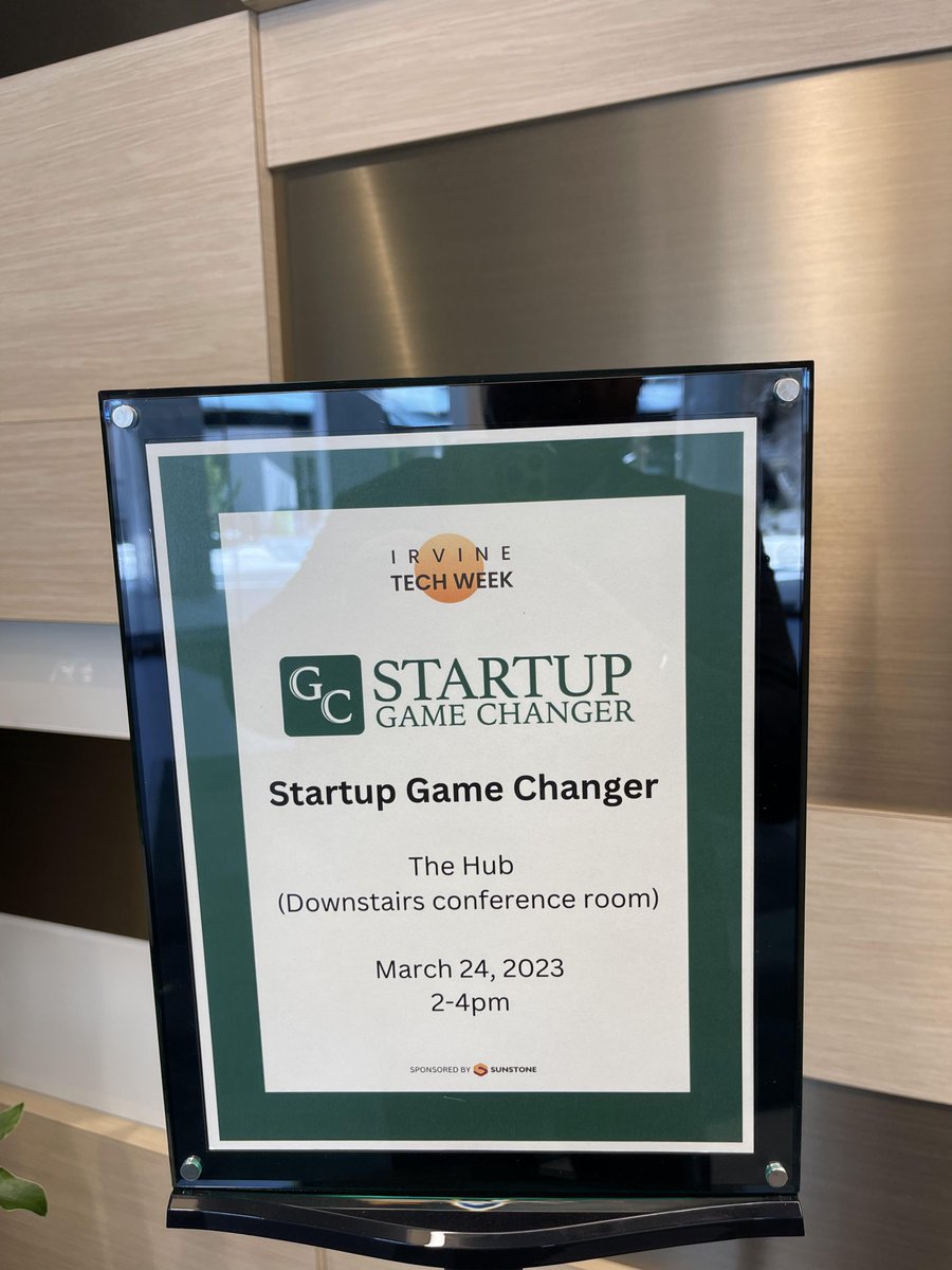 SGC_GameChanger's tweet image. Exciting news from Startup Game Changer! Our Pitch Event at Irvine Tech Week was a huge success, with over 20 promising startups pitching to experienced angel investors. Special thanks to our sponsor, Sunstone. Check out the photos! 

#StartupGameChanger #IrvineTechWeek #Sunstone