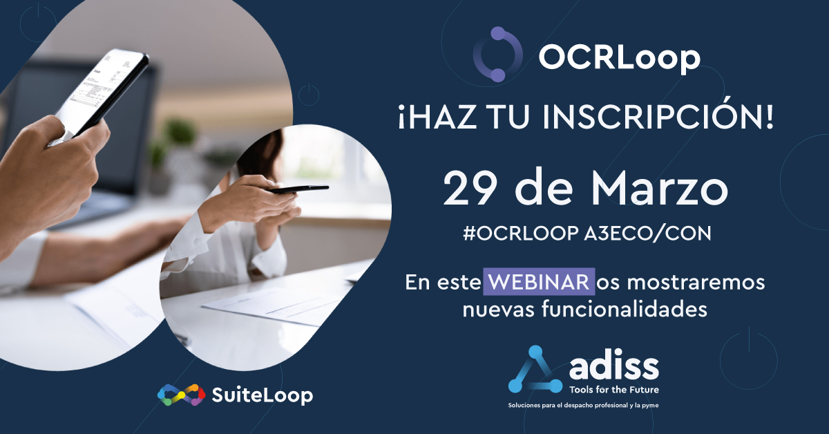 ADISSInforma's tweet image. ✍️¡Último día para inscribirte en nuestro webinar de formación!

📅29 de marzo 
⌚️De 10:00 a 11:00 h. Hora peninsular.
👉#OCRLOOP A3ECO/CON

Mostraremos nuevas funcionalidades ¿te apuntas?👀👇
ocrloop.es/formacion-ocrl…
#formacion #automatización #facturación

#formacióncontinua