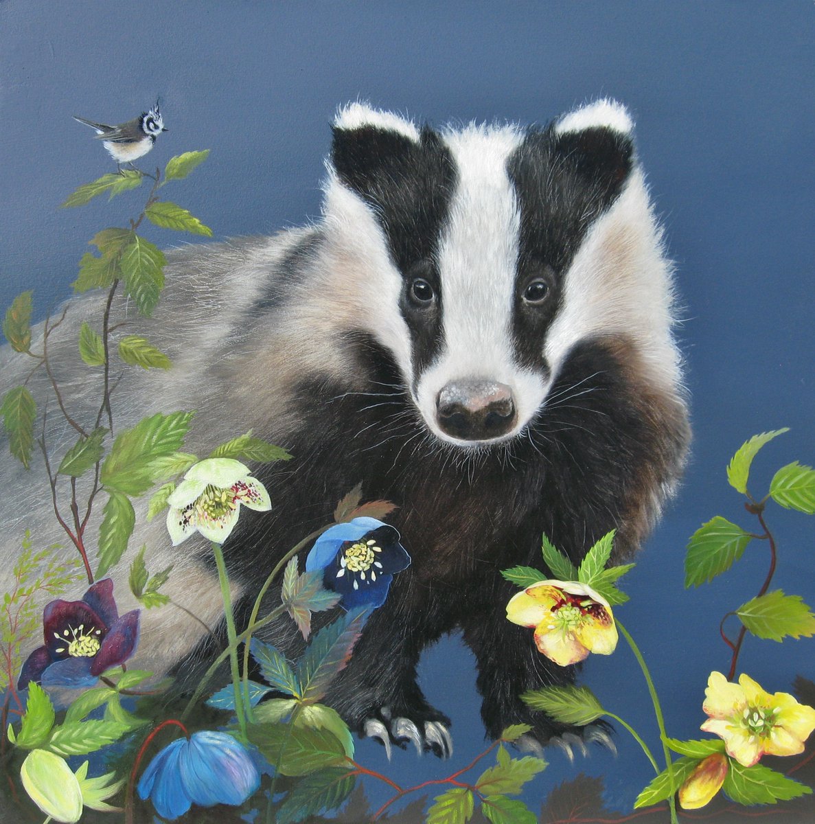 This oil painting will be part of a show at the Bonnie Badger Restaurant in Gullane 16th April, raising funds for Cancer and ME research charities. Many of Scotland's top tier artists are taking part,  and it'll be great!  #bonniebadger