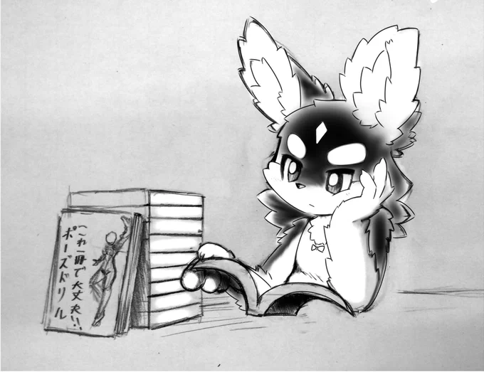 結局「噛み砕き方」さえ心得ていれば、参考書なんて一冊二冊あれば事足りる。
ただ、どんな「噛み砕き方」が自分に合っているかは、中々掴めない人が多い感じがする。
かく言う自分自身も、色の塗り方では友人には及ばないんですけどね。
#ケモノ
#烏摩泰助
#絵が上手くなりたい 