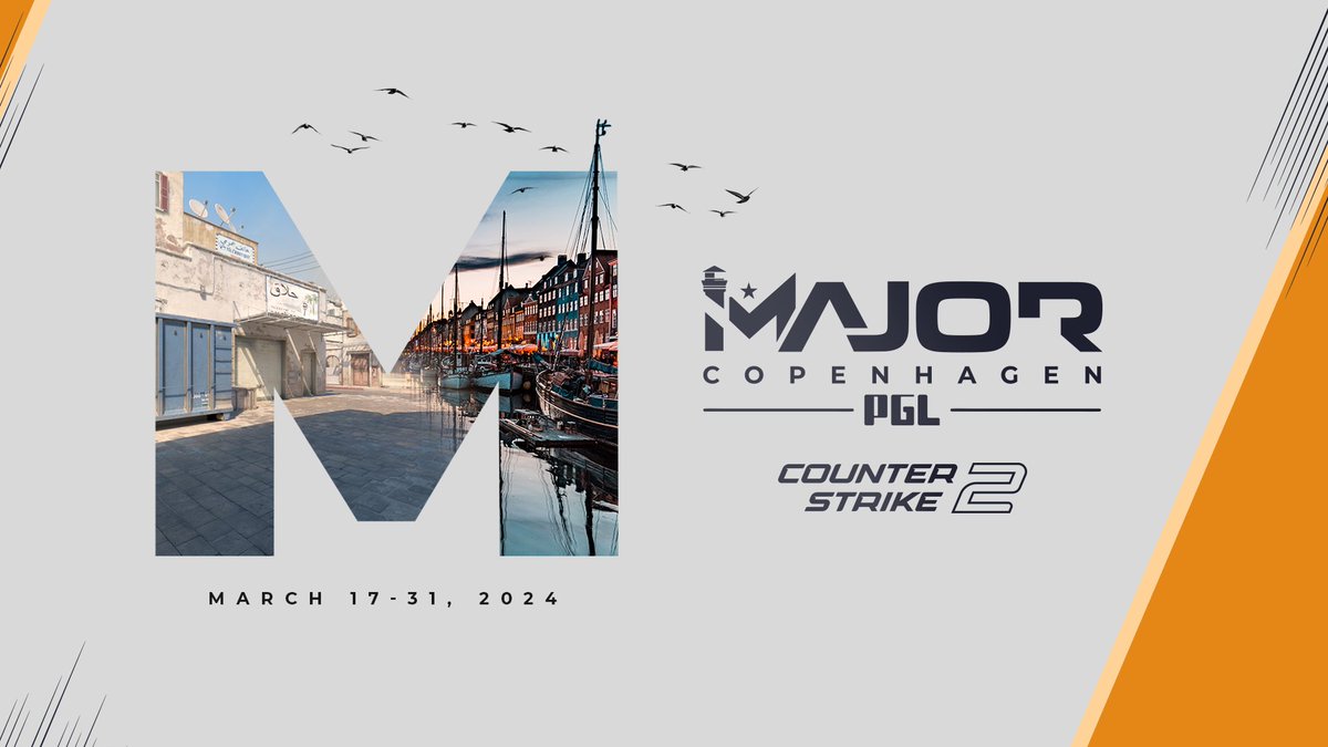 🏆 PGL CS2 Major Copenhagen 2024 - The first ever Counter-Strike 2 Major will take place next year in Denmark 🇩🇰

📅 March 17-31
🏟️ Royal Arena

🗞️ Read more about it: bit.ly/40nKkJO

#PGLMAJOR