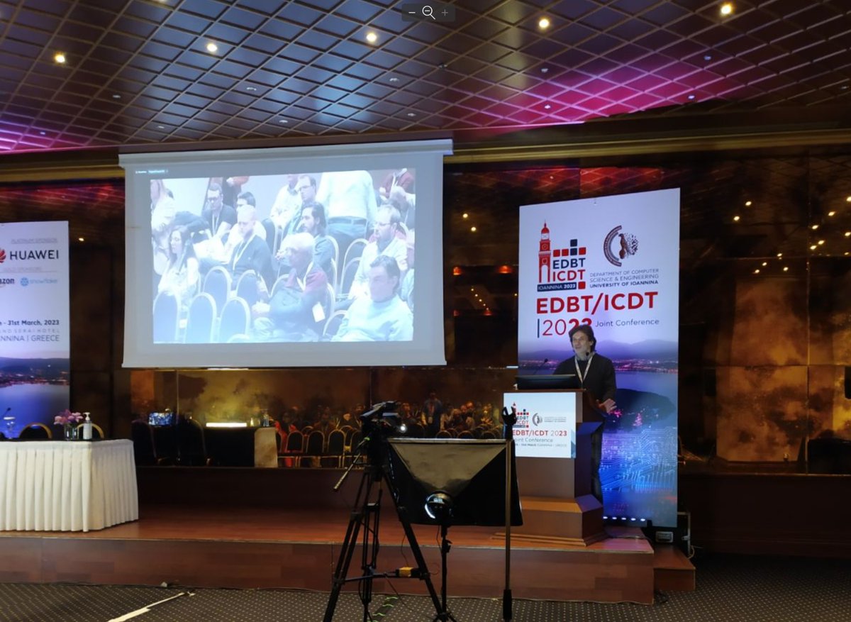 Thank you to our guest speaker Leonid Libkin, Professor of computer science at the University of Edinburgh 
✔️EDBT/ICDT Keynote: A Researcher's Digest of GQL
#edbticdt2023 #Ioannina