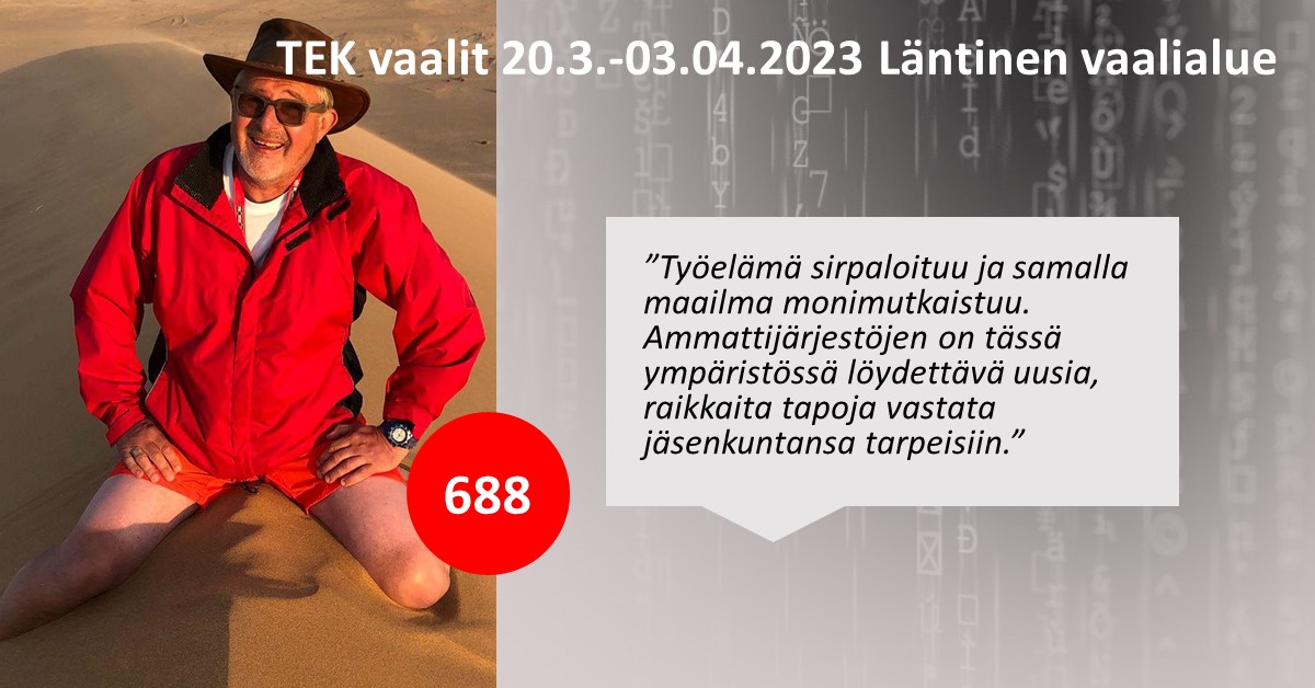 MUPiMika's tweet photo. Vielä ehtii ATK:ssa äänestämään. https://t.co/tFGb2uwfBO #TEK #vaalit #tulevaisuudenammattijärjestö #688 https://t.co/eXjZe7KjNY