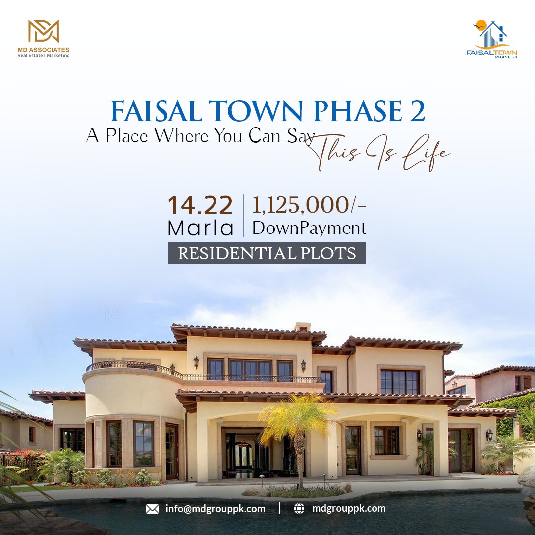 If you're looking for a smart investment opportunity, then this plot of land is an excellent choice. You can build a home or property that will generate significant returns on your investment.
#FaisalTownphase2 #SmartInvestment #FaisalTown #SecureYourFuture #Opportunity #Home