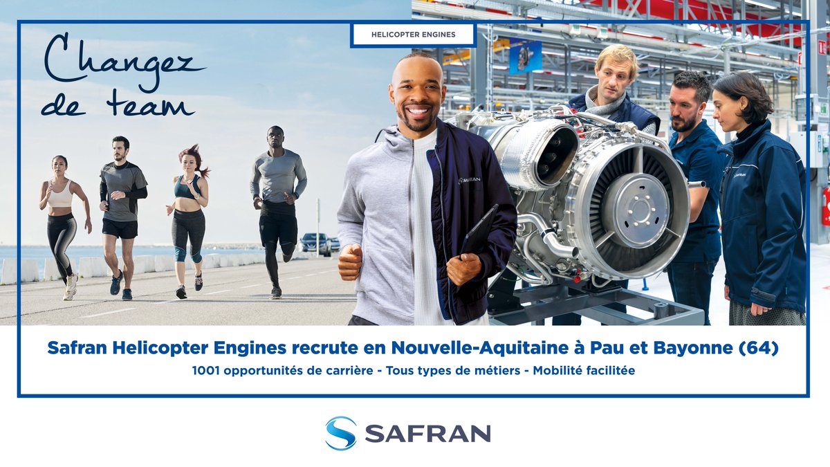 SafranHCEngines's tweet photo. [#JobDatingAlert 💼] Nous organisons un Job Dating à Toulouse autour de nos métiers :

📅 7 avril - 13h30 – 19h
📍 Hotel Mercure Toulouse Centre Compans
✔️ Inscrirez-vous  ici : https://t.co/6oi3AdgF2K

Toutes nos offres d’emplois sont disponibles ici ⤵️
https://t.co/YVc2u0kUca https://t.co/70FzsAOuxs