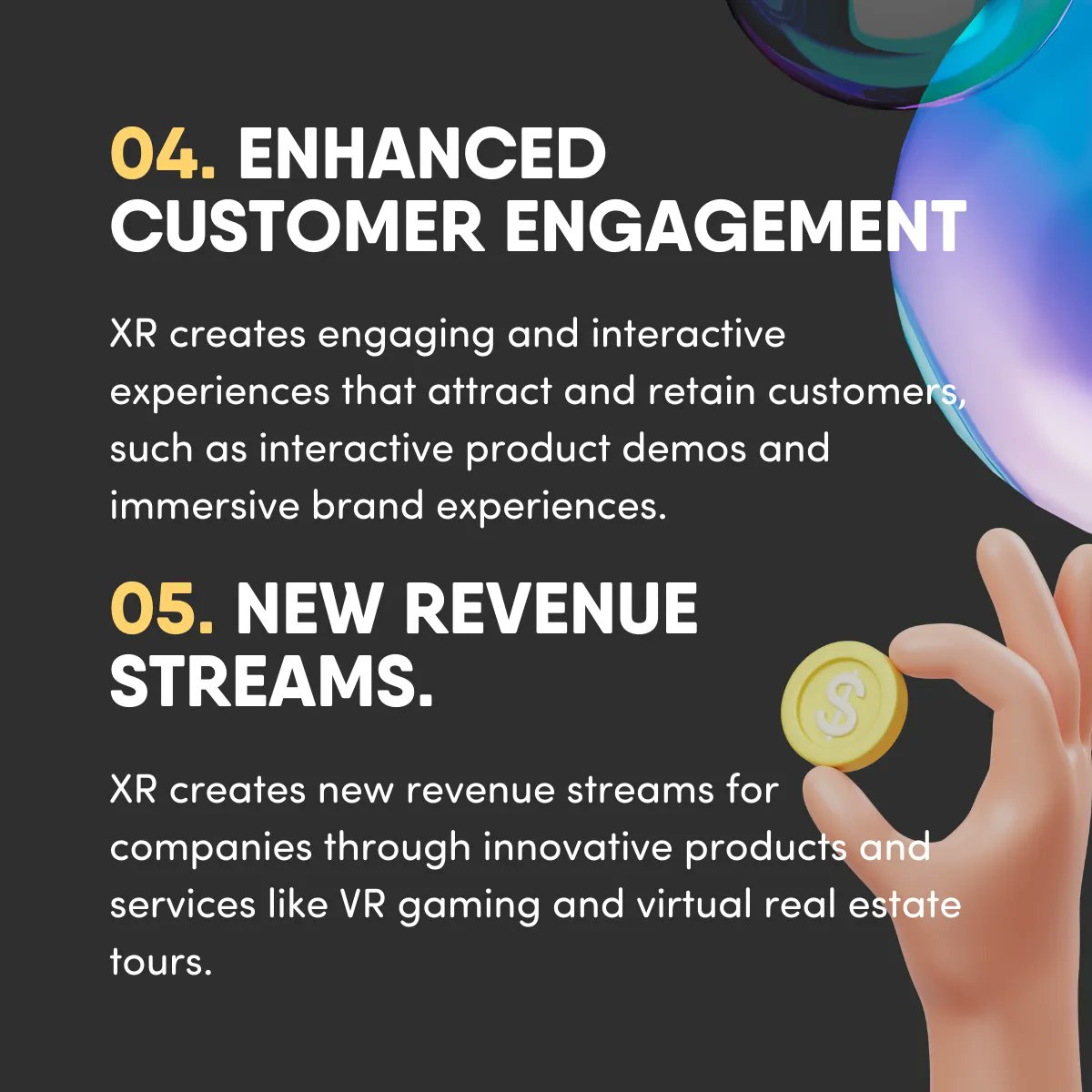 Digitalnauts (@digitalnauts) on Twitter photo Is your business ready for the future? 🔮 Our infographics on 5 ways XR is transforming business strategies provide a glimpse into the possibilities. You won't want to miss this ⬇️🚀 #XR #innovation #infographics #business Is your business ready for the future? 🔮 Our infographics on 5 ways XR is transforming business strategies provide a glimpse into the possibilities. You won't want to miss this ⬇️🚀 #XR #innovation #infographics #business