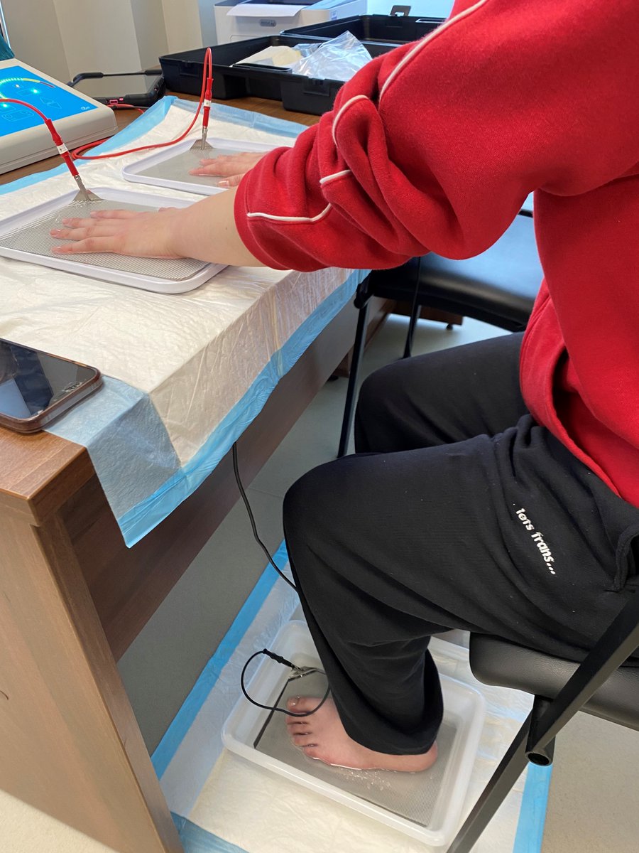 Recently, a patient at Derma Reading finished her course of hyperhidrosis treatment using the Iontophoresis machine. The results have been life changing for the 18 year old Sports Therapy student and keen sportsperson. She has been overjoyed by the remarkable changes.