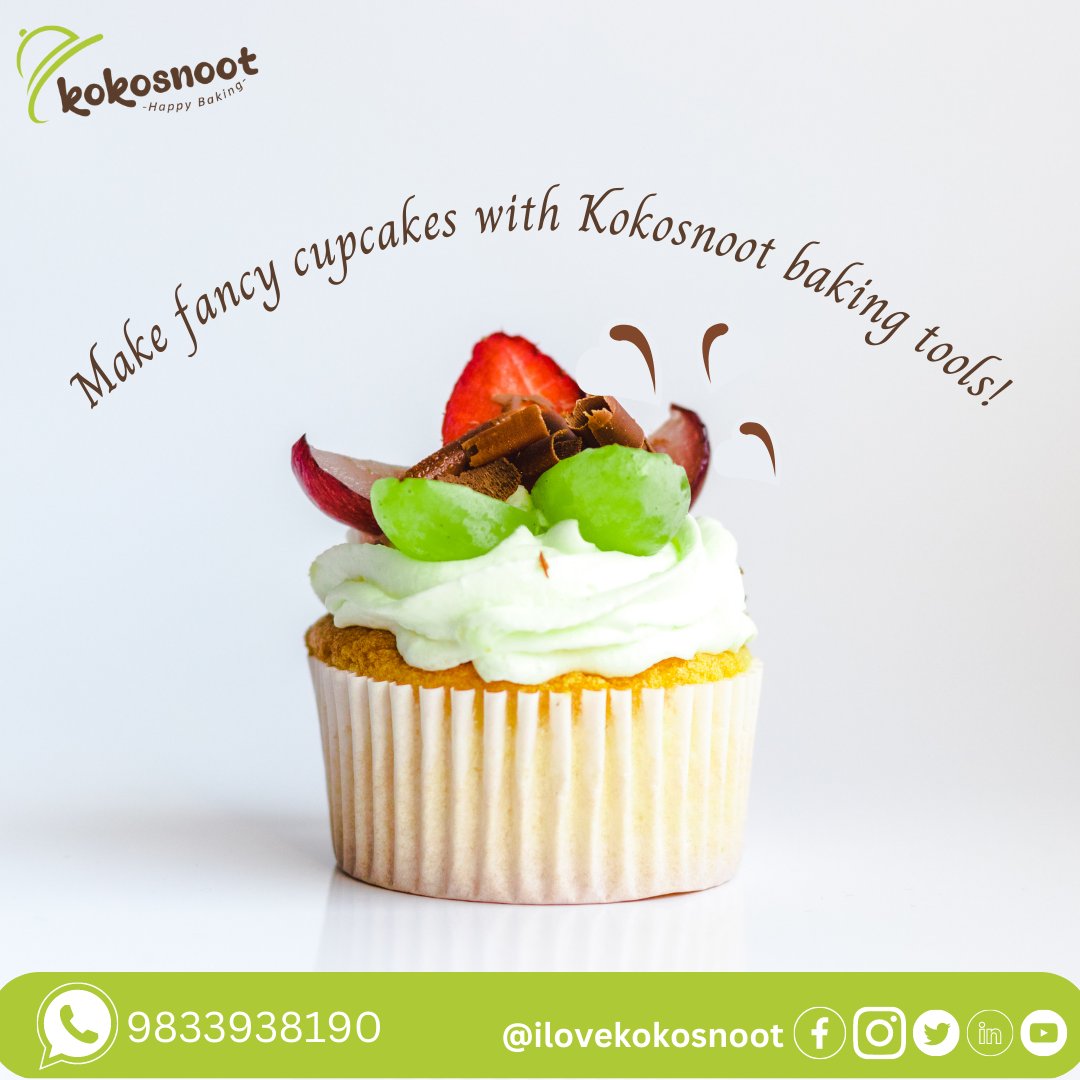 Tired of the traditional cupcakes? Shop with Kokosnoot to get a wide variety of baking tools and start making fancy and enjoyable cupcakes whenever you want!

#kokosnoot #koko #snoot #bakery #bakerylife #bakeryshop #bakerytools #bakingtools #bakingproducts #bakinglove