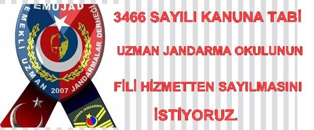 @ErcanSeki @EmadDernegi @STAJMADURLARID1 @FlyManda7 #AskeriOkulHakkımız UZMAN JANDARMAYA MÜJDE @RTErdogan @dbdevletbahceli @TC_icisleri @Mustafa_Destici @ErbakanFatih @UlviYonter @_cevdetyilmaz @mustafaelitas @suleymansoylu @mehmetersoy57 @celebimehmeta @erkanakcay45 @SermetAtay @HVahapoglu @Akparti @MHP_Bilgi @jandarma @TSKGnkur