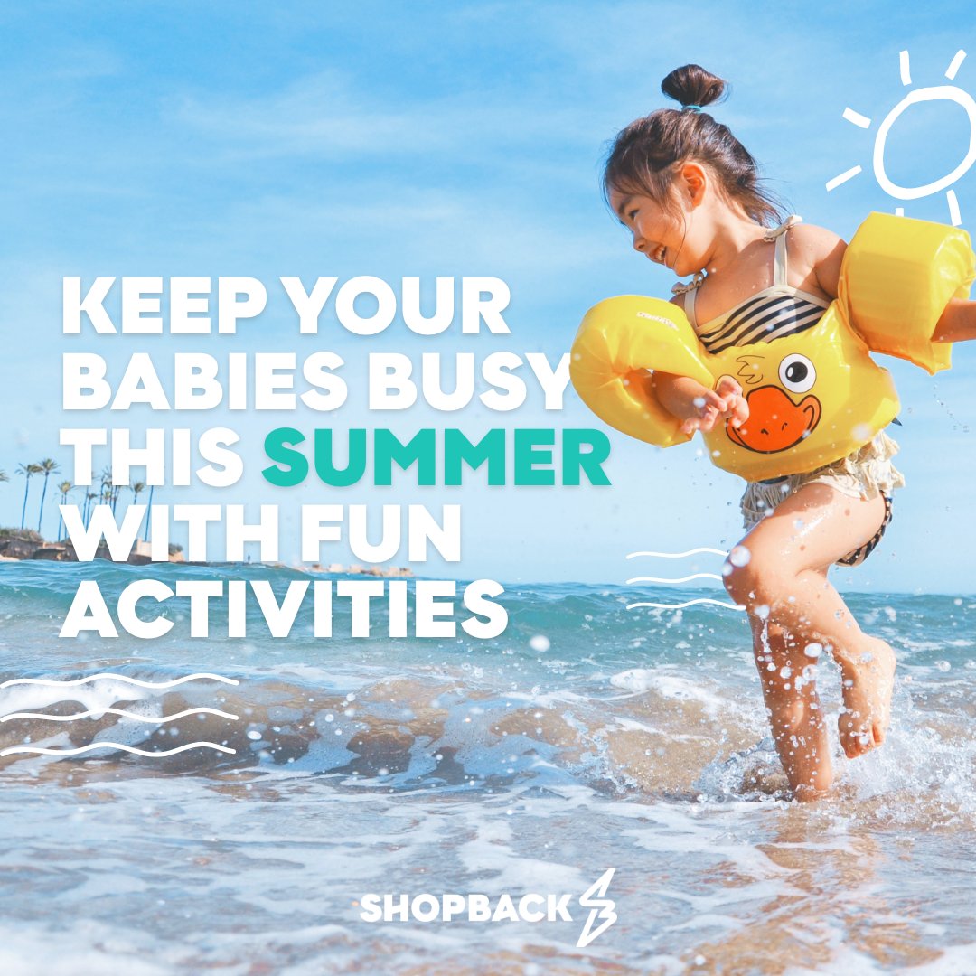 shopbackph's tweet photo. Thinking of ways to keep your little ones busy this summer szn? β±π Edamama can help you with that!
Enjoy up to 10% cashback with Edamama, through ShopBack.
#ShopBackForTheWins #Summer2023
#Edamama https://t.co/4g20eRjD0N