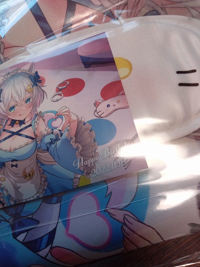 「ユキノンの生誕記念グッズセット届きました!手書きメッセージもとても可愛くて嬉しい」|ビートルのイラスト