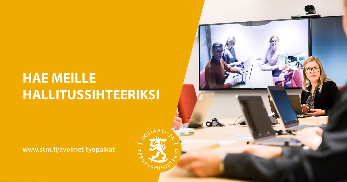 STM_Uutiset's tweet photo. Sosiaaliturva- ja vakuutusosaston etuusyksikkö etsii hallitussihteeriä.

Työhön kuuluu:
🔸 Lainvalmistelu
🔸 Oikeudelliset asiantuntijatehtävät
🔸 Kelan kuntoutusetuudet, kuntoutusrahaetuudet ja vammaislainsäädäntö

Lisätietoa hausta: https://t.co/MN2r9MM2ru

#rekry #työnhaku https://t.co/4LShMJu8ZW