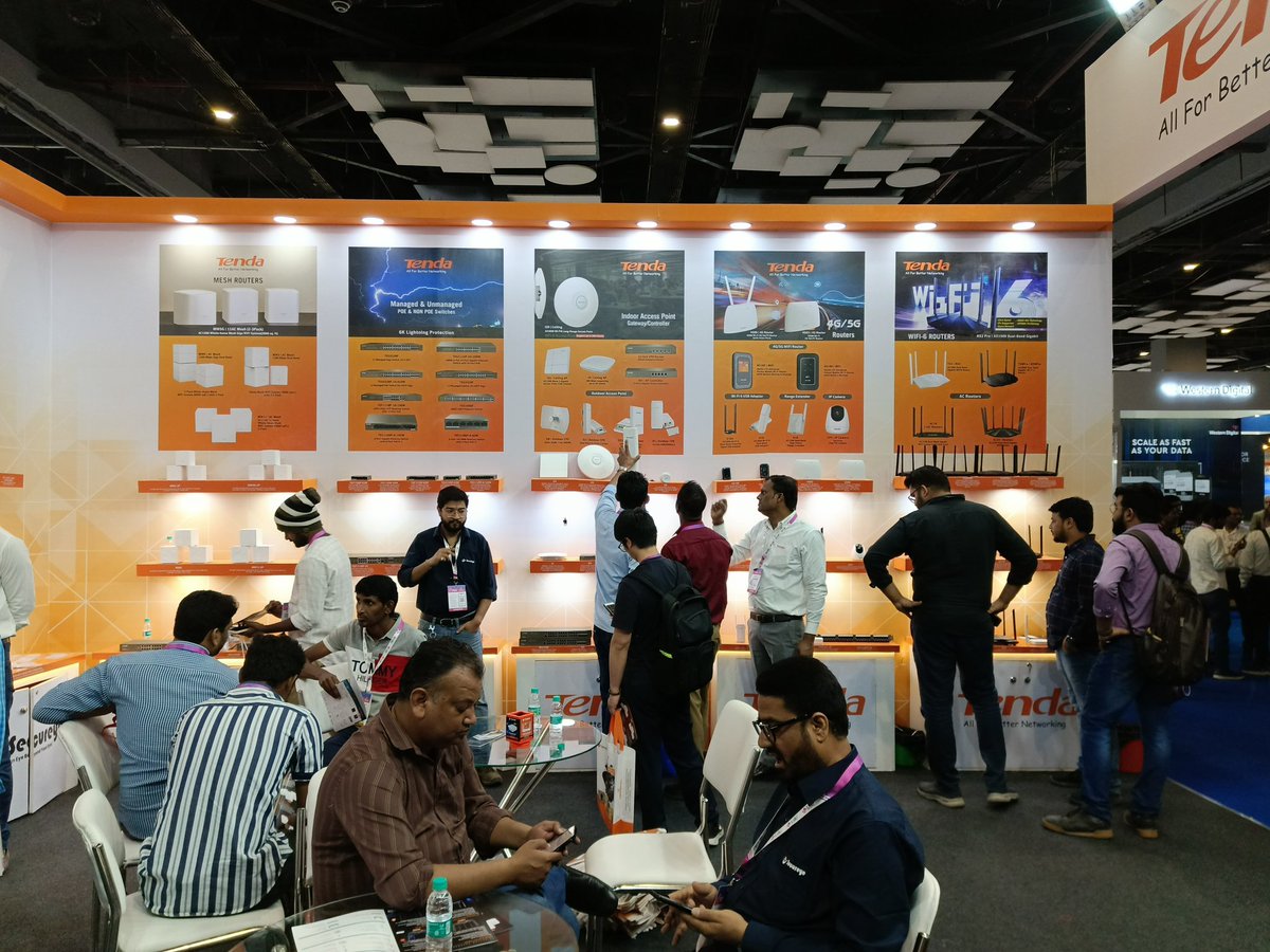 TendaIndia1's tweet image. Tenda &quot;All for better networking.&quot;

2nd Day at Convergence India 2023, Stall No. C208, Hall No. 4, Exhibition Centre, Pragati Maidan, New Delhi, India. 

#Tenda #ConvergenceIndia2023 #Convergenceindia #Networking #Solution #NetworkingHardware #CCTV #securitycameras #surveillance