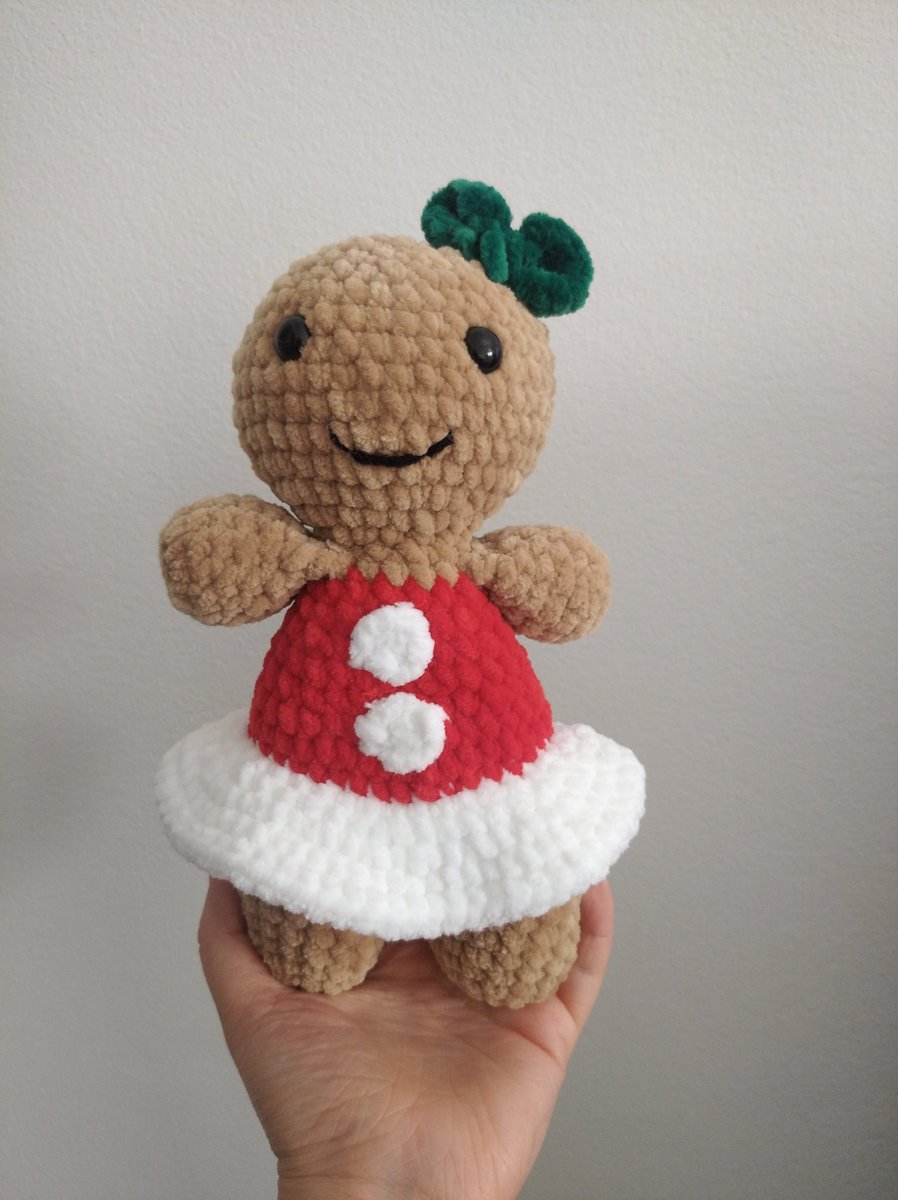 Spadł u was śnieg? Jeśli tak to przepraszam, to ja go wywołałam. Zrobiłam już prawie wszystkie wiosenne rytuały, ale bardzo zapragnęłam dokończyć piernikową dziewczynkę. Po czym rano wstaję, a wszędzie biały puch