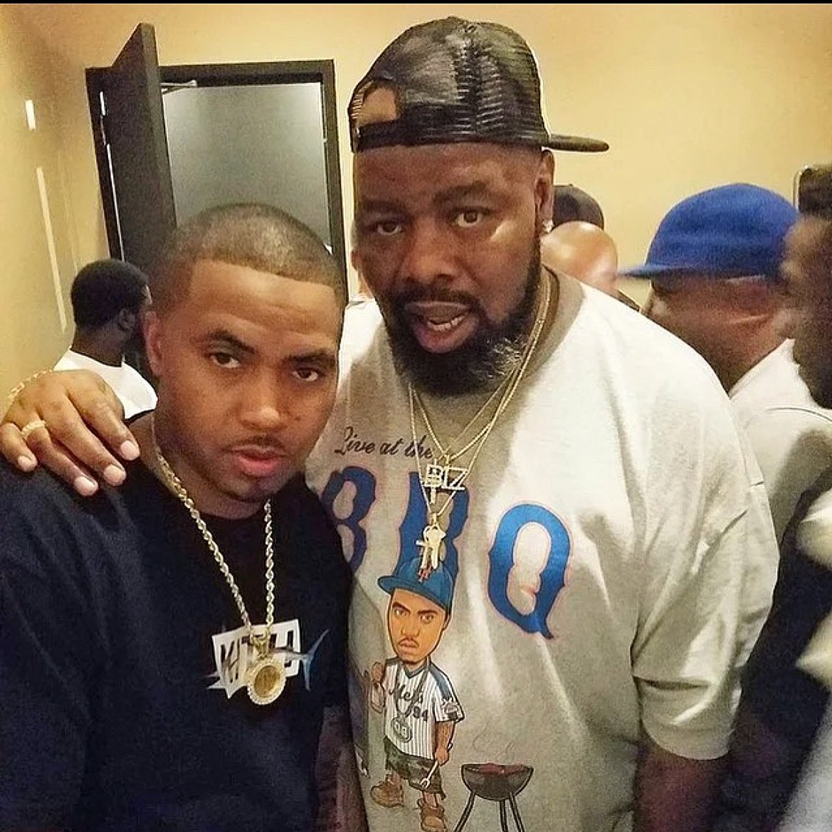 Nas and the Biz ✌🏾 #ripbizmarkie #bizmarkie #nobodybeatsthebiz #nas  @Nas @BizMarkie #hiphop 🎙🎙🥇🥇