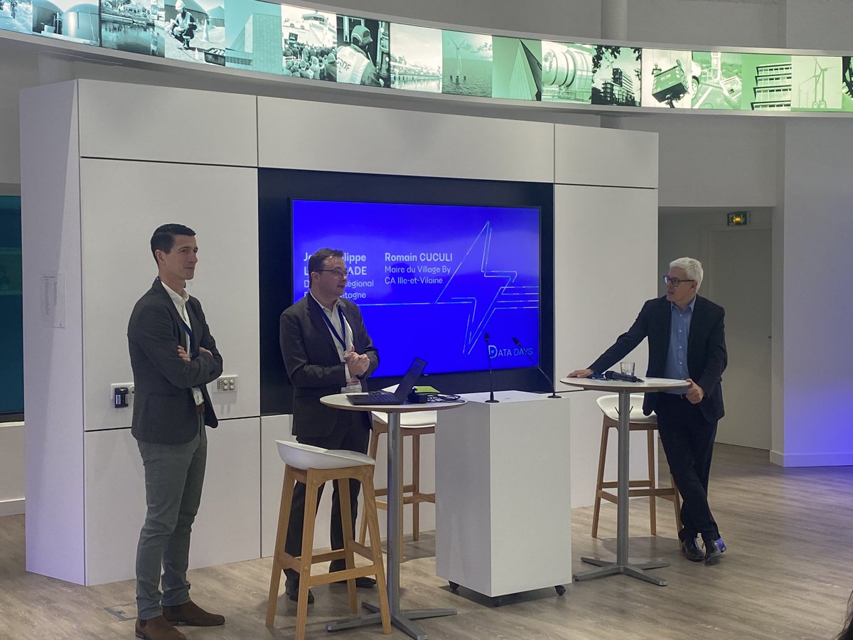 ln_duval's tweet image. #endirect : 2ème édition du #DataDays co-organisé @enedis_bretagne et @VillageCA35. Comment la donnée énergétique est un levier de transition écologique et de performance pour les entreprises du territoire. Partages, ateliers témoignages au programme de la matinée.