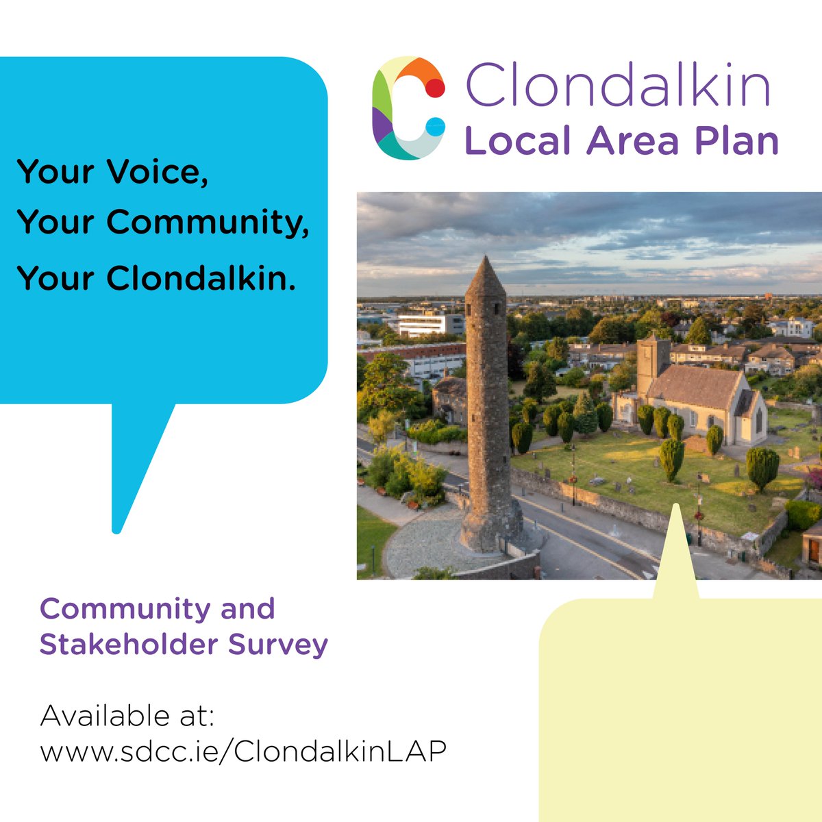 sdublincoco's tweet photo. Make a difference in Clondalkin! Participate in the Clondalkin Local Area Plan community and stakeholder survey and share your vision for the future. Visit https://t.co/0OmIPaCe2C to help shape your future. #ClondalkinLAP #Clondalkin #LocalAreaPlan #CommunityandStakeholderSurvey https://t.co/Jp3gQnn9Az