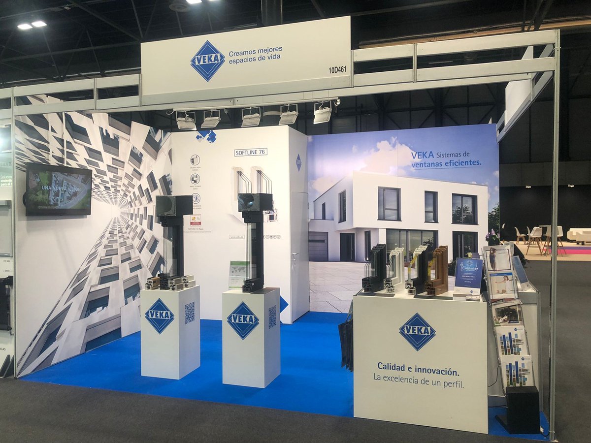 VekaIberica's tweet photo. ¡Comienza @rebuildexpo! ¡Te esperamos en el stand 10D461 del Pabellón 10 de @IFEMA!
#arquitectura #arquitecturasostenible #eficienciaenergetica #ifema #madrid #construccion #arquitectos #construcciones #bim #edificios #feria #evento #Rebuild #Rebuild2023 #Rebuild23 https://t.co/XsU5b8JcYg