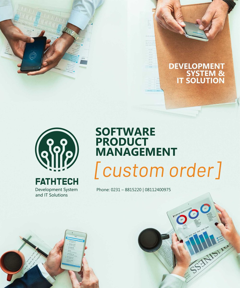 fathtechcirebon's tweet photo. Butuh produk yang spesial? Kami siap membantu Anda membuat custom order yang sesuai dengan kebutuhan Anda.

Apa pun software product management yang Anda inginkan, kami akan coba untuk mewujudkannya. Percayakan pada kami dan dapatkan hasil yang memuaskan.
Hubungi kami sekarang! https://t.co/dZnKilDfNp