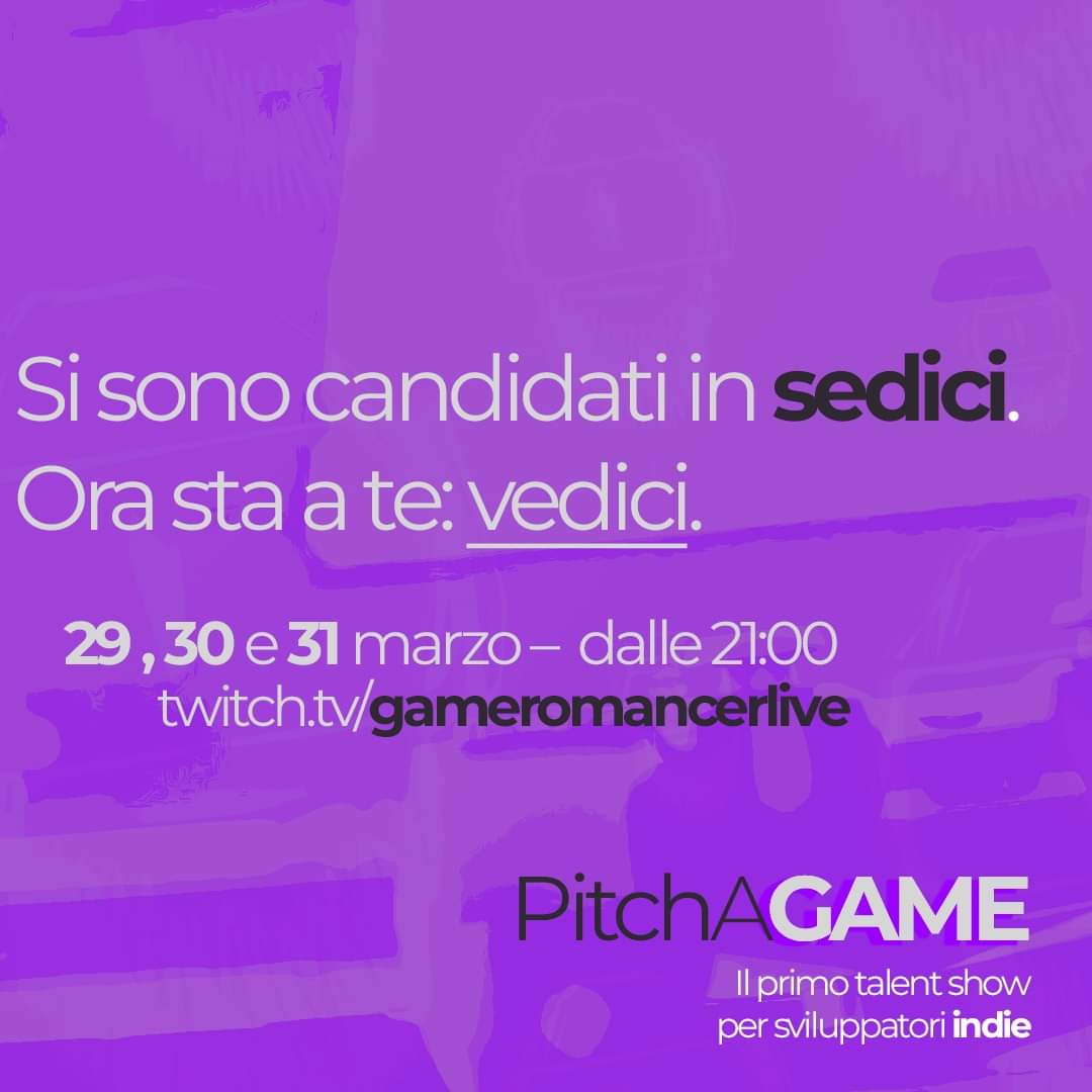 SeaRing_game's tweet photo. or our italian peeps 🇮🇹:

il 29 Marzo (domani!) alle 21.00 inizia Pitch A Game @Gameromancer , un "X-Factor per giochi indie" ... e noi saremo li! Se volete fare un salto per vederci impapinarci parlando di SeaRing non mancate! https://t.co/AnvdfKBy3l