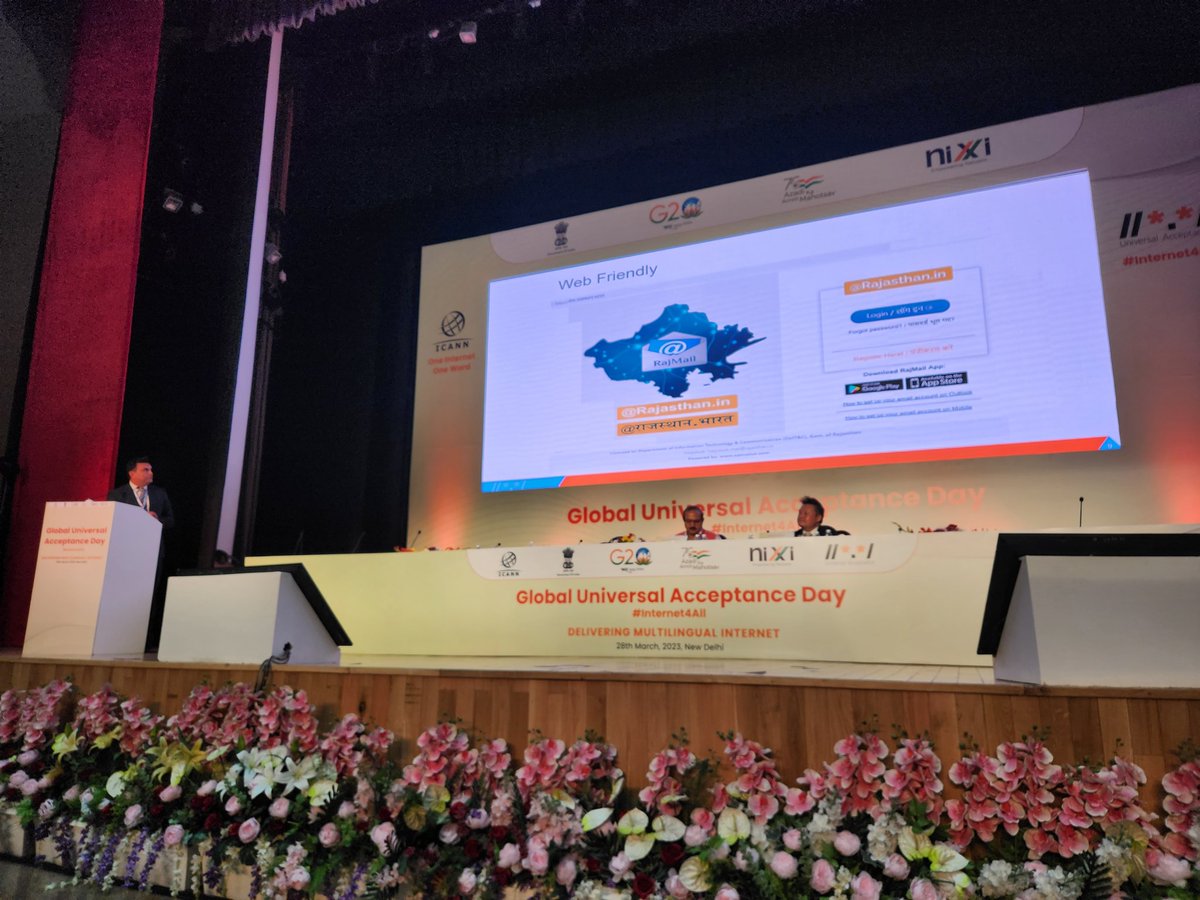 ajaydata's tweet photo. @DoITCRaj solution #rajmail is showcased in #uaday in event chaired by #bhuvneshkumarji from @GoI_MeitY powered by @xgenplus https://t.co/nSy2fT2x2K
